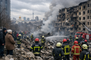 Russia Strikes Kyiv Ahead of Zelenskyy-Trump Peace Talks