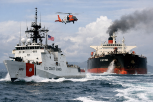 U.S. Pursuing Sanctioned Oil Tanker Near Venezuela