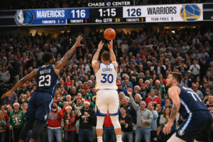 Warriors Beat Mavericks 126-116 on Christmas Day Behind Curry