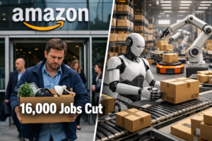 Amazon Cuts 16,000 Jobs Globally Amid AI Push and Corporate Restructuring