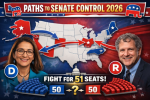 Democrats Outline Multiple Paths to Senate Majority in 2026 Midterms