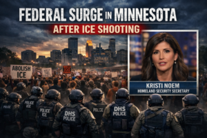 Hundreds More Federal Agents Sent to Minnesota After ICE Shooting, Noem Says