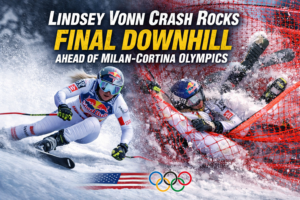 Lindsey Vonn Crashes in Final Downhill Before Milan-Cortina Olympics