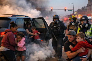 Minneapolis Family Tear-Gassed During ICE Protest Infant Hospitalized, Outcry Grows