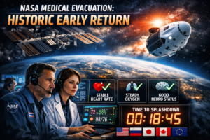 NASA Orders Historic Early ISS Crew Return After Medical Issue