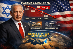 Netanyahu’s Plan to Reduce U.S. Military Aid Over Next Decade