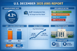 U.S. December Jobs Report 2025 Weak Hiring & Unemployment Trends Explained