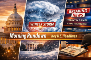 U.S. Morning Rundown White House Security Updates, Winter Storm Alerts and National News