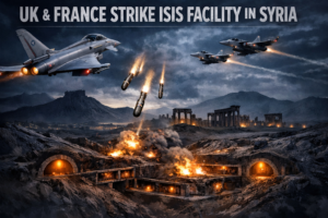 UK and French Warplanes Hit Suspected ISIS Weapons Facility in Syria
