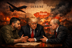Ukraine War Escalates Kherson Drone Strike Challenges Peace Talks Between Zelenskyy, Putin and Trump