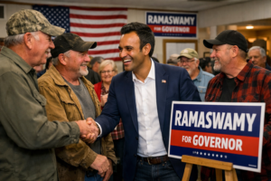 Vivek Ramaswamy Returns to Real World in Ohio Governor Campaign