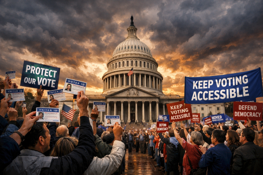 Americans Furious and Wary as Trump-Backed Election Bill