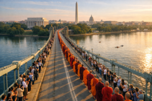 Buddhist Monks Complete 15-Week Peace Walk to Washington, D.C.