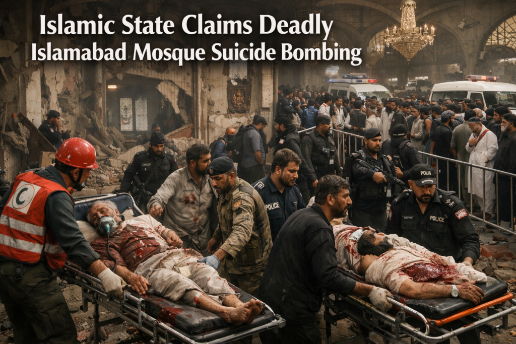 Islamic State Affiliate Claims Deadly Suicide Bombing at Shiite Mosque in Islamabad