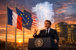 Macron Sounds Alarm on U.S. Tensions