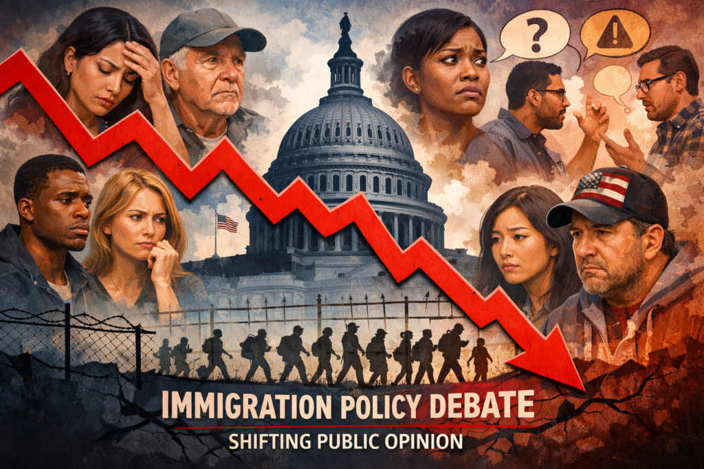 Poll Shows Trump’s Immigration Ratings Plummet