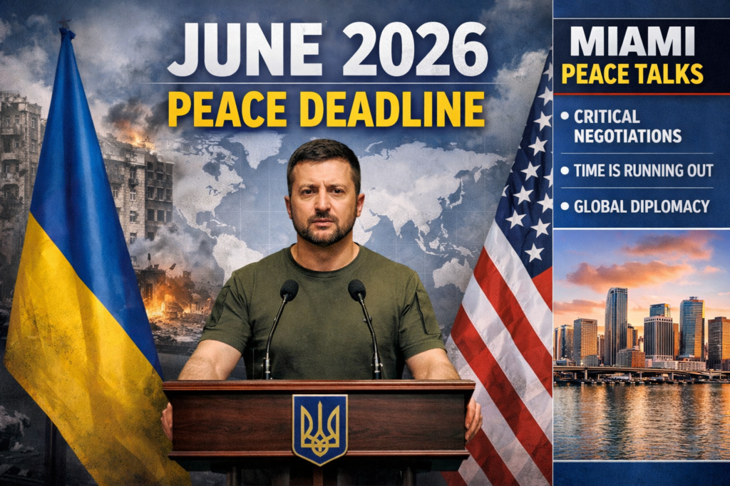 U.S. Sets June Deadline for Ukraine-Russia Peace Deal