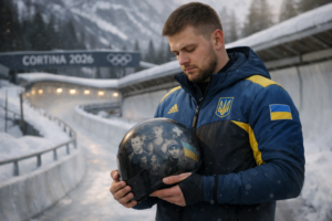 Ukrainian Olympian’s Tribute Helmet Banned at Milan Cortina