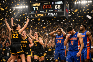Iowa Stuns No. 1 Florida in Jaw-Dropping NCAA Tournament