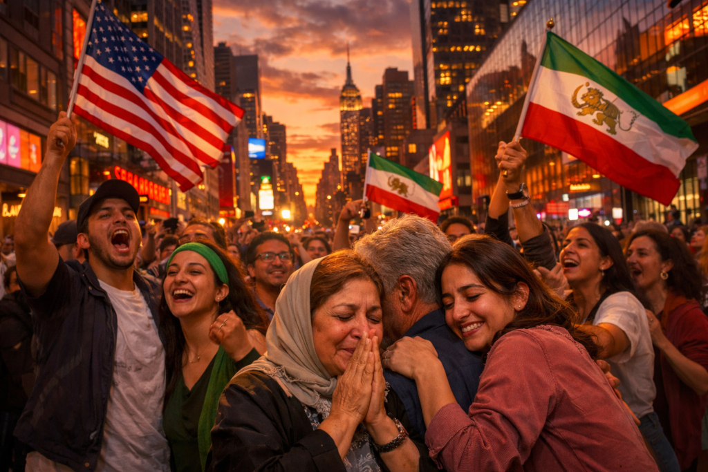 Iranian Americans Across U.S. Celebrate and Reflect After U.S.–Israel Strikes on Iran