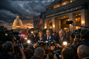 Kristi Noem Ousted as Homeland Security Chief After Mounting Controversies