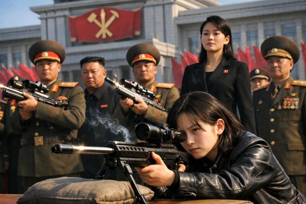 North Korea’s Kim Jong Un Gifts Sniper Rifles