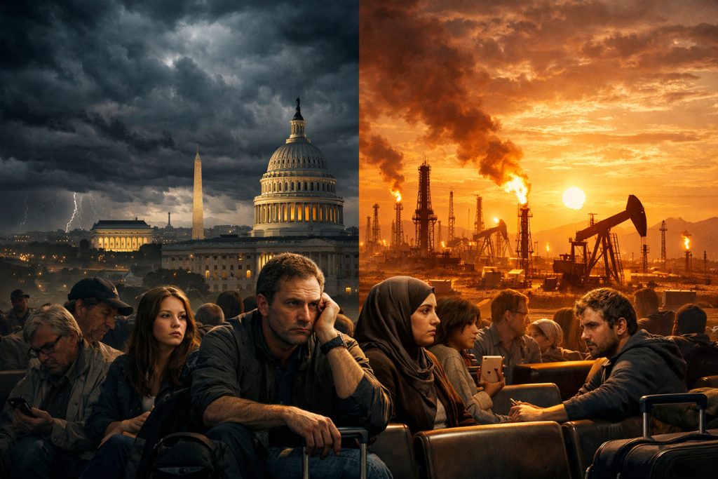 Trump Signals Interest in Iran’s Oil as Travel Disruptions