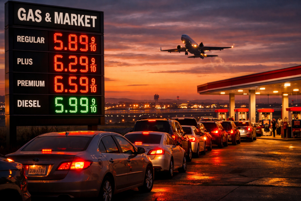 U.S.-Israeli Strikes on Iran Could Drive Up Gas and Airline Ticket Costs at Home