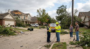 Severe Storms Rip Through Texas and Injuring Residents and Leaving Trail of Damaged Homes