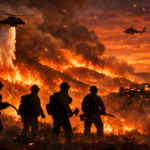 Springs Fire in Southern California Reaches 45% Containment as Crews Battle Extreme Conditions