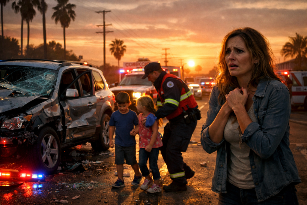 Tori Spelling Breaks Silence After Terrifying California Crash With Seven Children Inside Vehicle