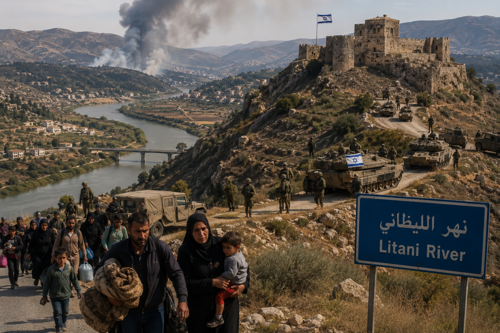 Israel Pushes Beyond Litani River as Strategic Lebanon Offensive Sparks Regional Alarm