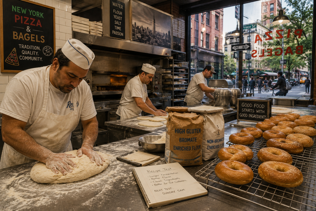 New York’s Famous Pizza and Bagels Face a Recipe Revolution as State Weighs Food Additive Ban