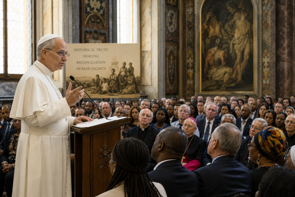 Pope Leo XIV Issues Historic Vatican Apology for Church’s Role in Legitimizing Slavery