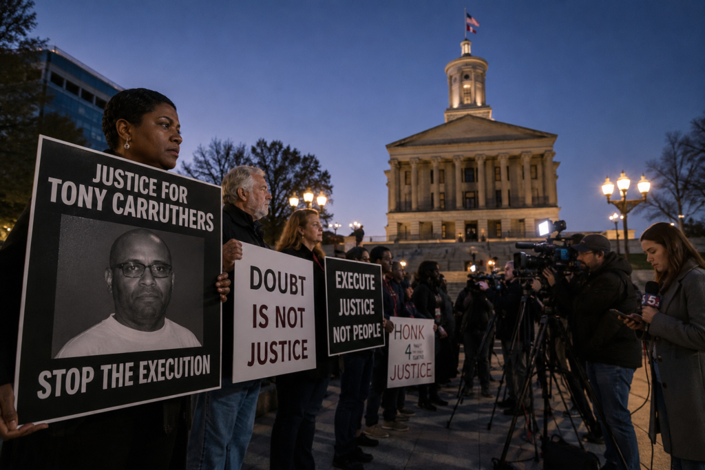 Tennessee Execution Sparks National Debate as Questions Persist Over Evidence, Mental Competency, and Death Penalty Process