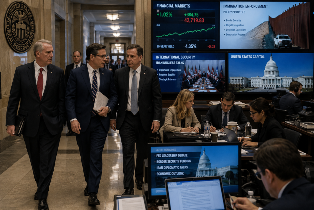 White House Faces Critical Decisions on Fed Policy, Border Security, and Iran