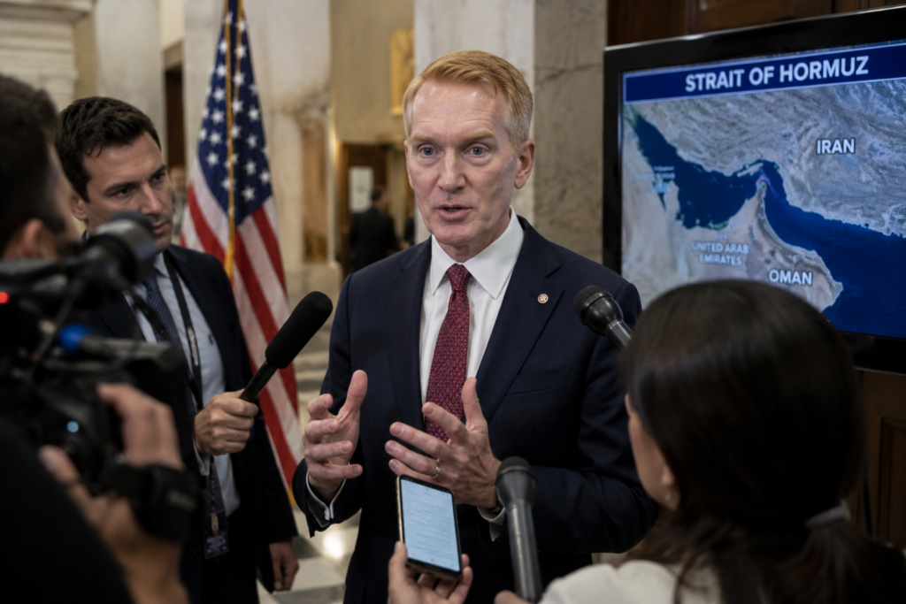 GOP Senator James Lankford Pushes for Congressional Approval of Any Iran Deal as Strait of Hormuz Tensions Raise Global Stakes